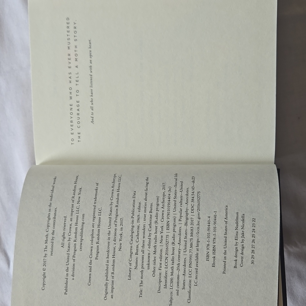 All These Wonders The Moth Hardcover Neil Gaiman True Stories - Picture 5 of 6